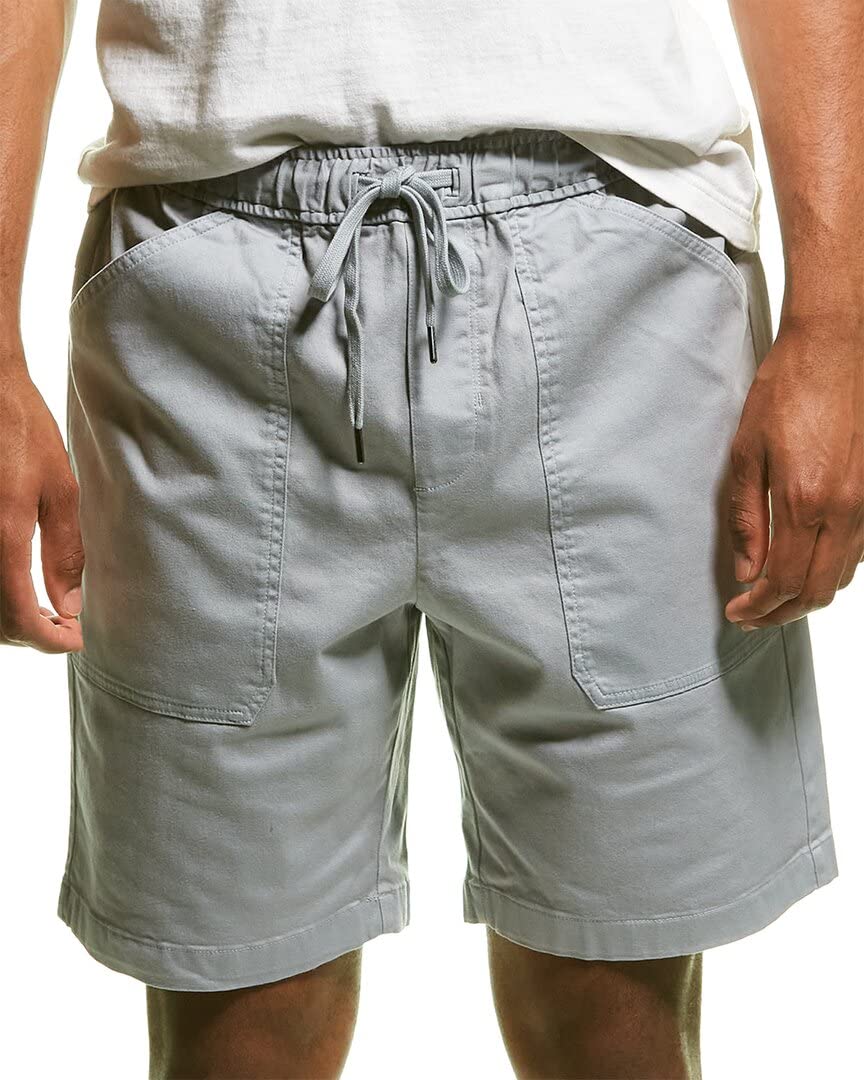 Vince Men's Casual Canvas Garment-Dyed Shorts | Relaxed Fit Summer Shorts for Men | Perfect for Beach, Travel & Everyday Wear