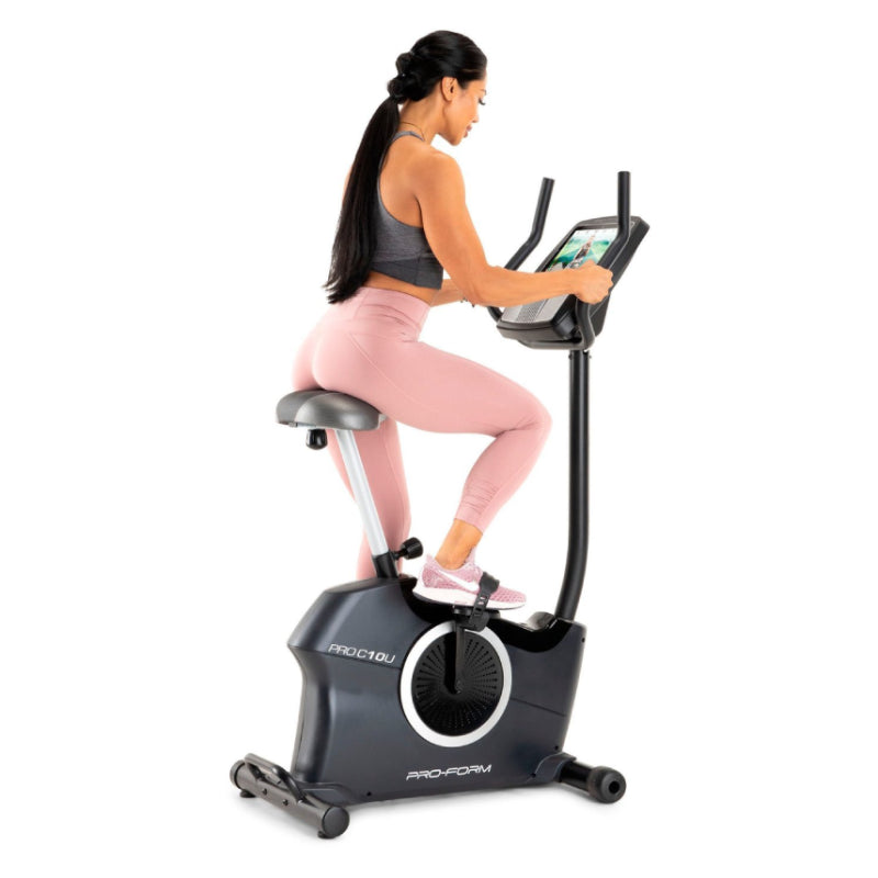 ProForm Pro C10U Exercise Bike (PFEX52921) - Premium Indoor Cycling Bike for Home Gym, Cardio Workouts & Fitness Training