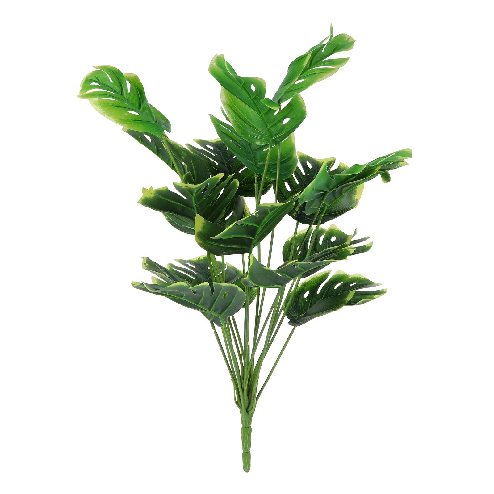 PRETYZOOM Artificial Turtle Leaf Plant - 1PC Realistic Fake Greenery Branch for Flower Pots, Vases, Bouquets & Home Decor - Perfect for Table Centerpieces, Office Desk, Wedding Decorations
