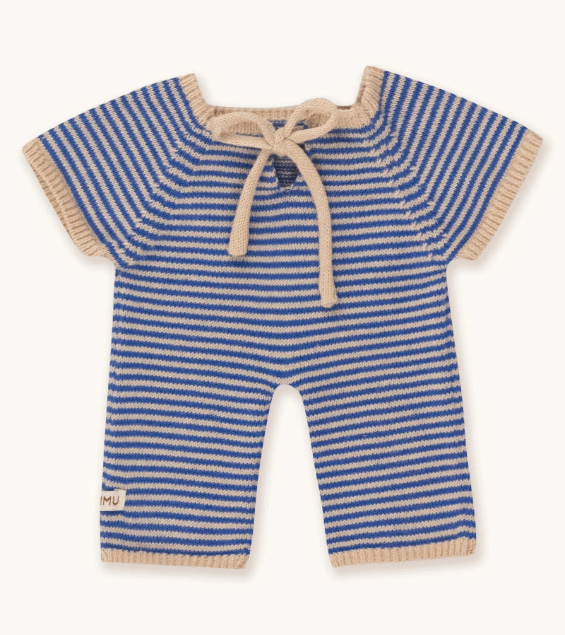 GOMMU Women's Blue Striped One Piece Swimsuit - Stylish & Comfortable Bathing Suit for Beach, Pool & Summer Vacations