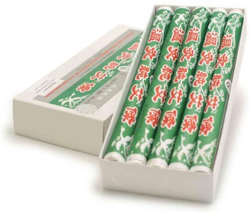 HUATUO Pure Moxa Rolls for Mild Moxibustion Therapy - Natural Herbal Heat Therapy (10 Rolls/Box) - Perfect for Pain Relief, Relaxation & Traditional Chinese Medicine Treatments at Home