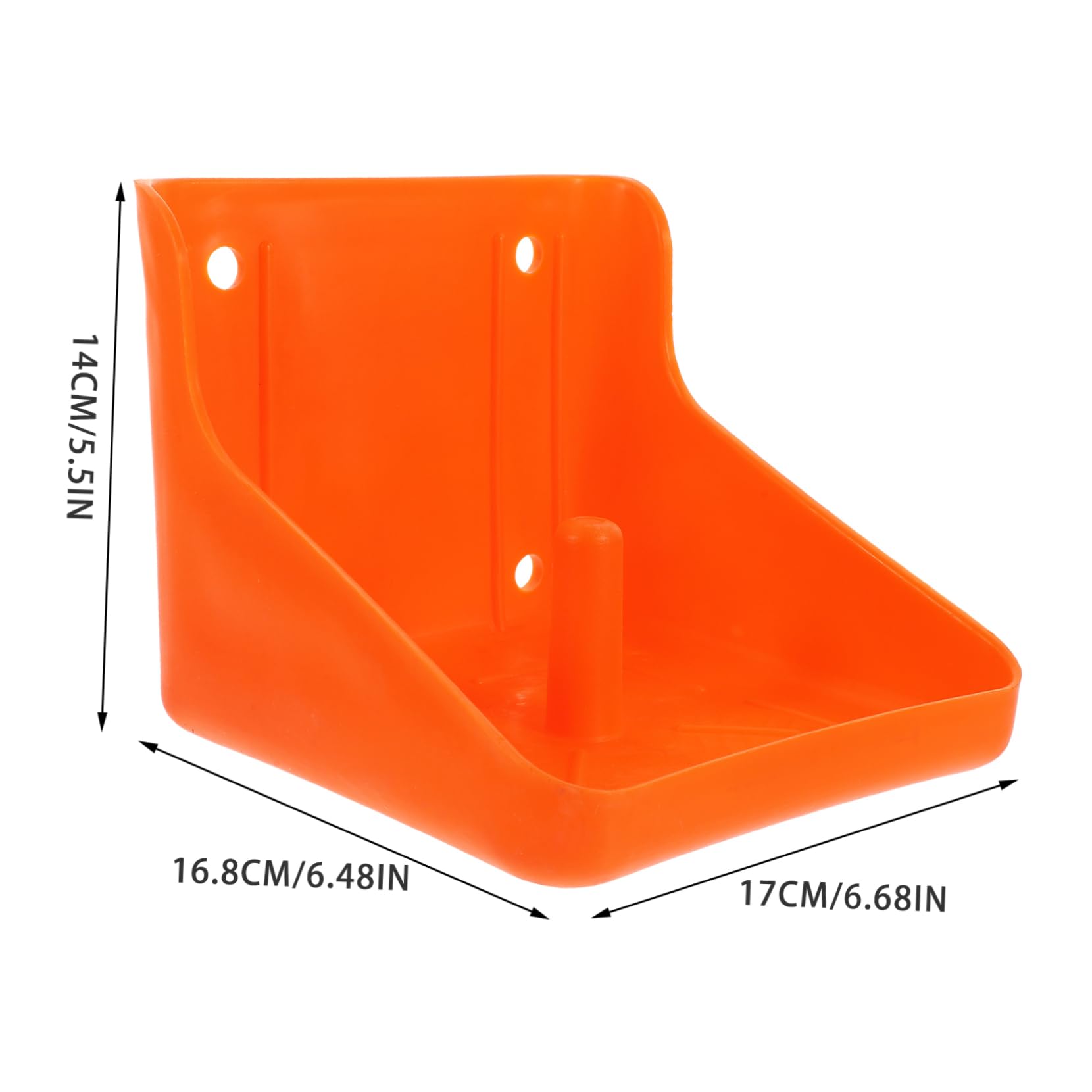NOLITOY 4-Piece Sheep Salt Holder Rack - Salt Block Lick Brick Box for Livestock Feeding - Durable PP Plastic Feeder for Cattle, Sheep & Terrariums - Perfect for Farm Animals & Pet Enclosures