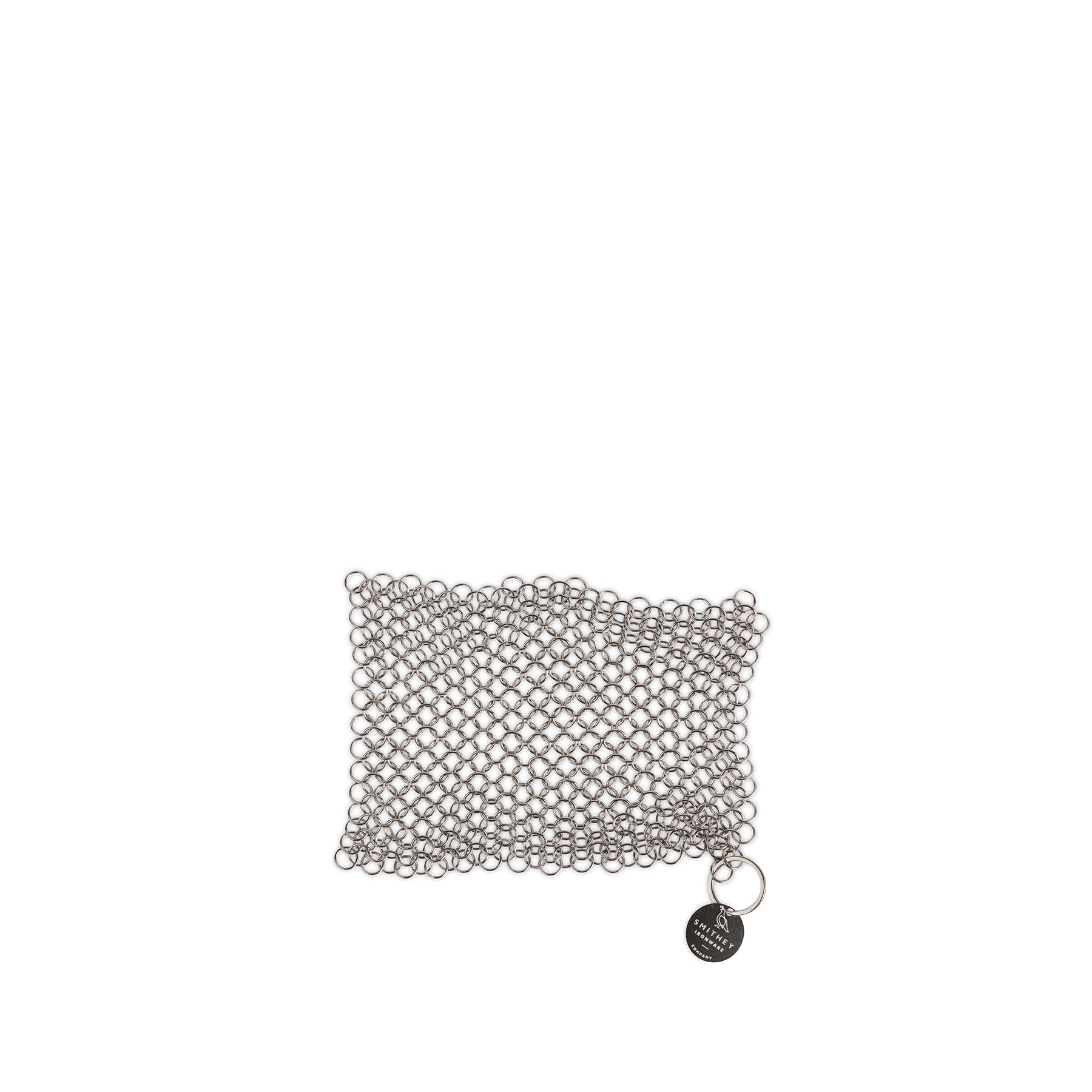 Stainless Steel Chainmail Scrubber for Cast Iron Pans & Grill Cleaning - Heavy Duty Kitchen Scrubber for Pots, Pans & BBQ Grates - Rust-Free & Dishwasher Safe