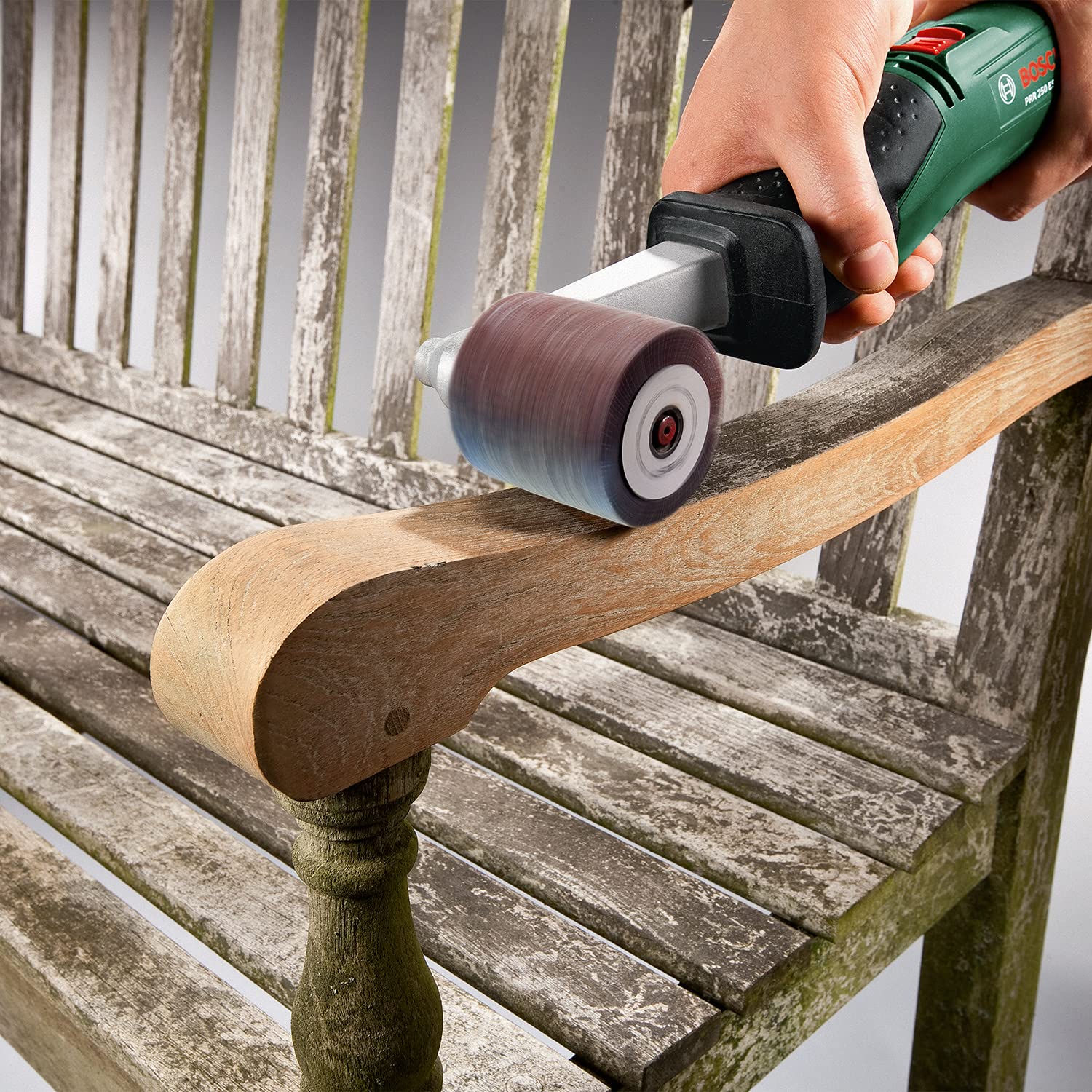 Bosch PRR 250 Sanding Lamella Roll LR60 K120 | 5-Pack Abrasive Sandpaper Rolls for Woodworking & Metal Polishing | Compatible with Bosch Home and Garden PRR 250 Removing Roller | Perfect for DIY Projects, Furniture Refinishing & Surface Preparation