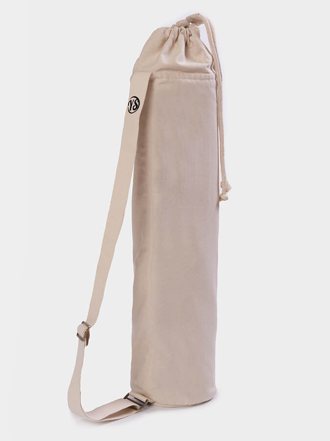 GOTS Certified Organic Cotton Yoga Mat Bag for Women & Men - Eco-Friendly Yoga Mat Carrier for Studio, Travel & Home Practice - Perfect for Yoga, Pilates & Meditation Accessories