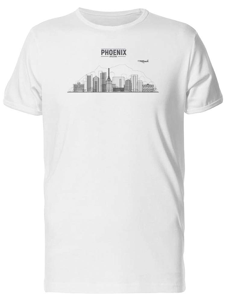 Phoenix Arizona City Landscape T-Shirt for Men | Vintage Urban Graphic Tee | Casual Streetwear & Travel Outfit