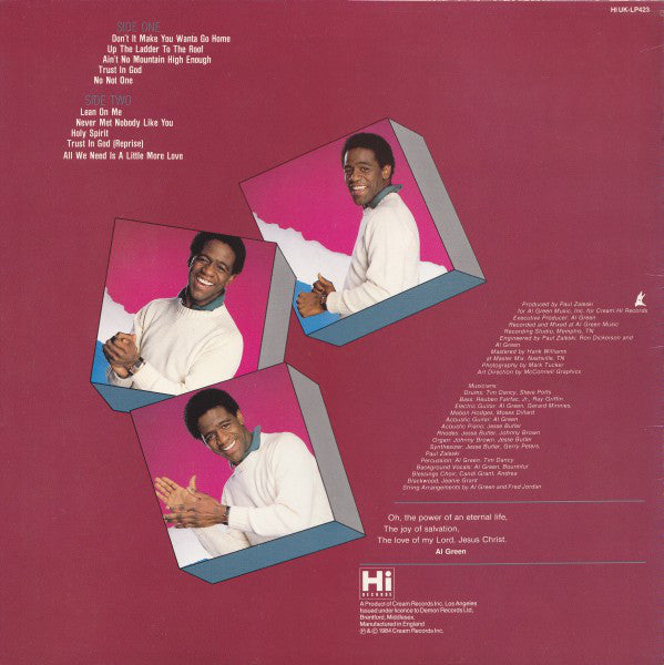 Al Green - Trust In God Vinyl LP Album (NM or M Condition) - Perfect for Soul Music Collectors & Vinyl Enthusiasts