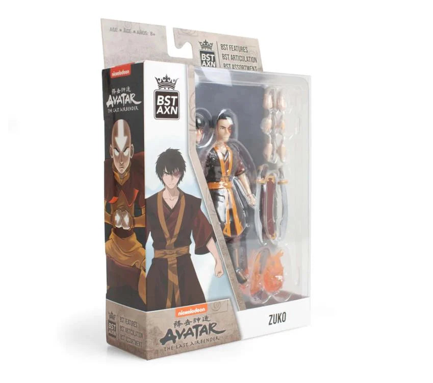 BST AXN Avatar: The Last Airbender Zuko Action Figure - Collectible Anime Character Model for Fans & Gift Giving | Display, Cosplay, and Themed Decor