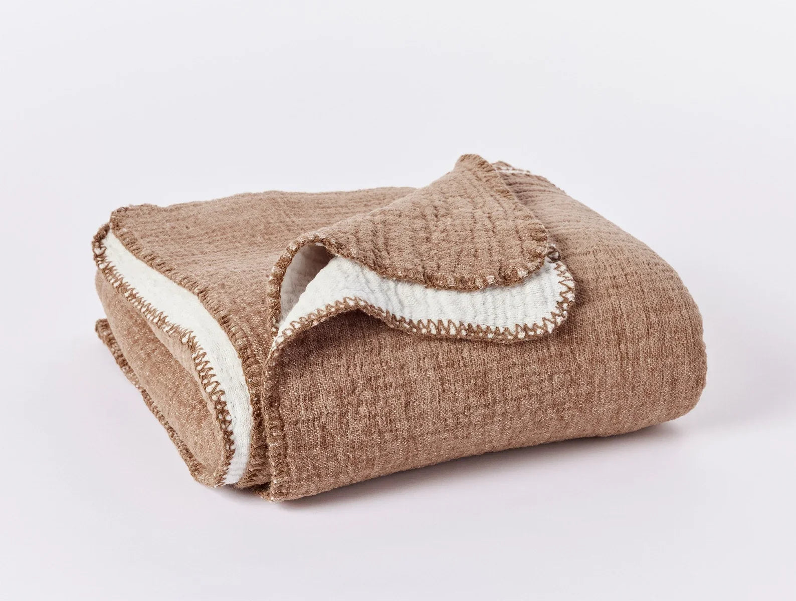 Organic Cotton Blanket - Ultra Soft & Cozy, Breathable & Hypoallergenic - Perfect for Bed, Sofa, or Picnic - Eco-Friendly Home & Outdoor Comfort
