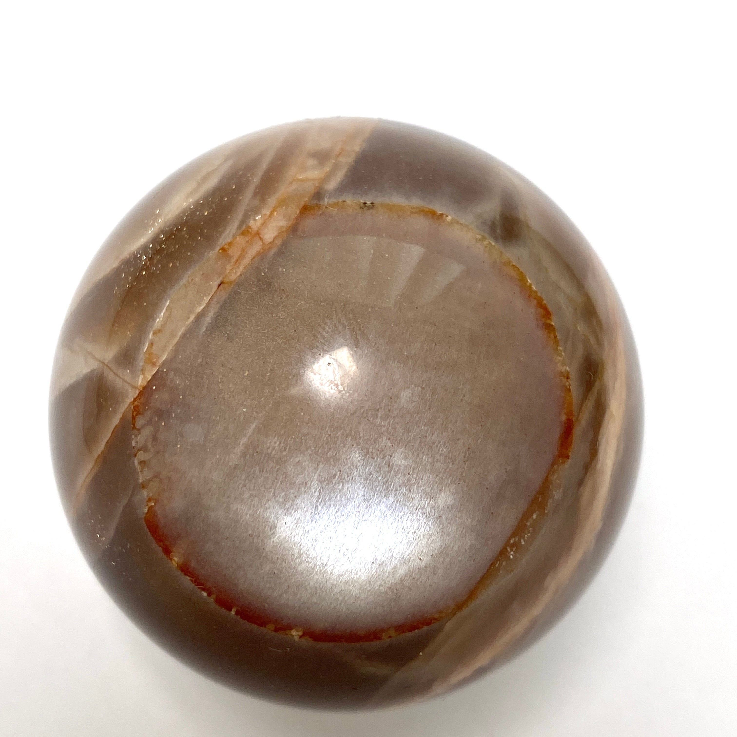 Black Sunstone Sphere BSS 01 - Natural Healing Crystal for Meditation, Energy Work & Home Decor