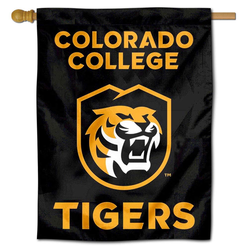 Colorado College Tigers Double Sided House Flag - Durable Outdoor College Team Banner for Football Tailgating, Game Day Decor & School Spirit Display