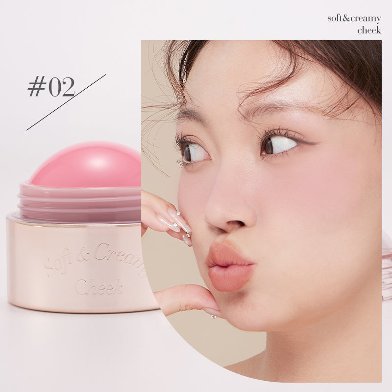 CZEL Gentle Cloud Blush Cream - Soft Matte Long Lasting Cheek Makeup for Natural Flush | Perfect for Everyday Wear & Special Occasions
