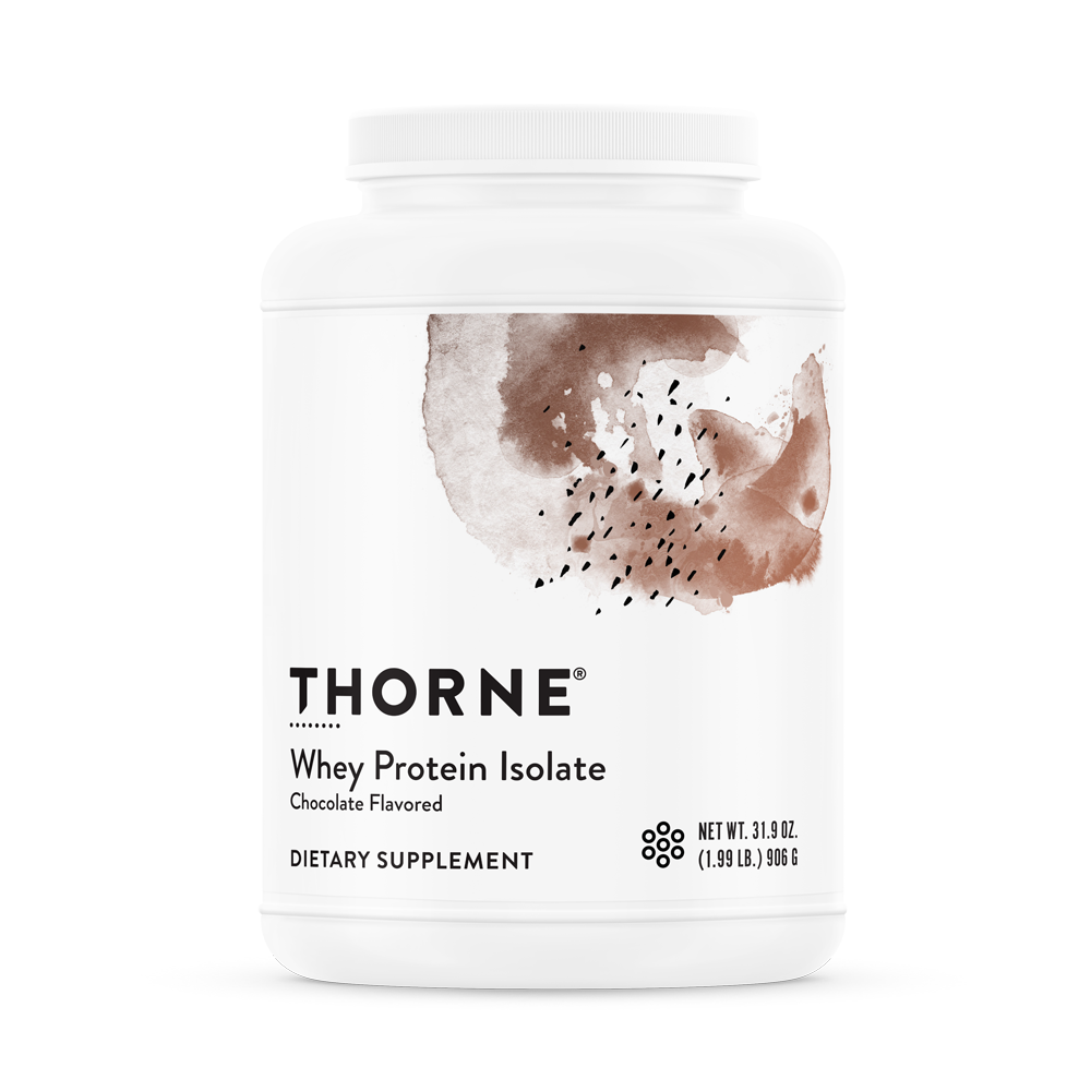 Thorne Whey Protein Isolate Chocolate Flavor (SP110) - Premium Muscle Recovery & Post-Workout Supplement for Athletes & Fitness Enthusiasts
