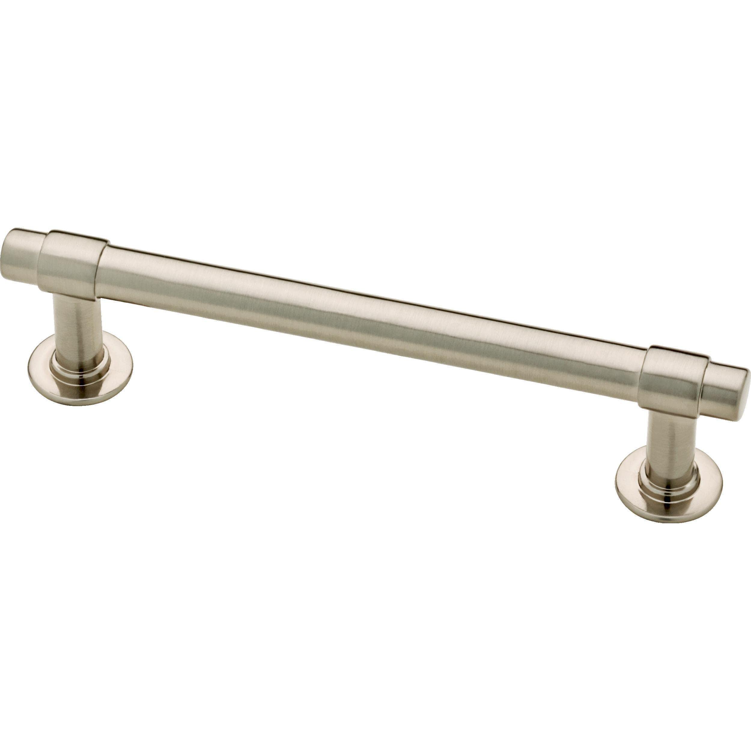 Franklin Brass Francisco 10-Pack Cabinet Handles 4 Inch Hole Center Satin Nickel Kitchen Drawer Pulls - Dresser & Furniture Hardware P29617K-SN-B - Perfect for Kitchen Cabinets, Bathroom Vanities & Bedroom Dressers