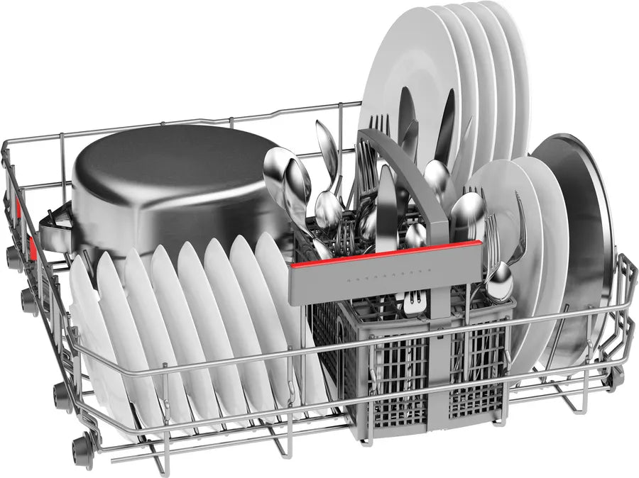 Bosch Series 4 60cm Freestanding Dishwasher SMS4HVB01A - Energy Efficient Stainless Steel Appliance for Modern Kitchens | Perfect for Small Families & Open-Plan Homes