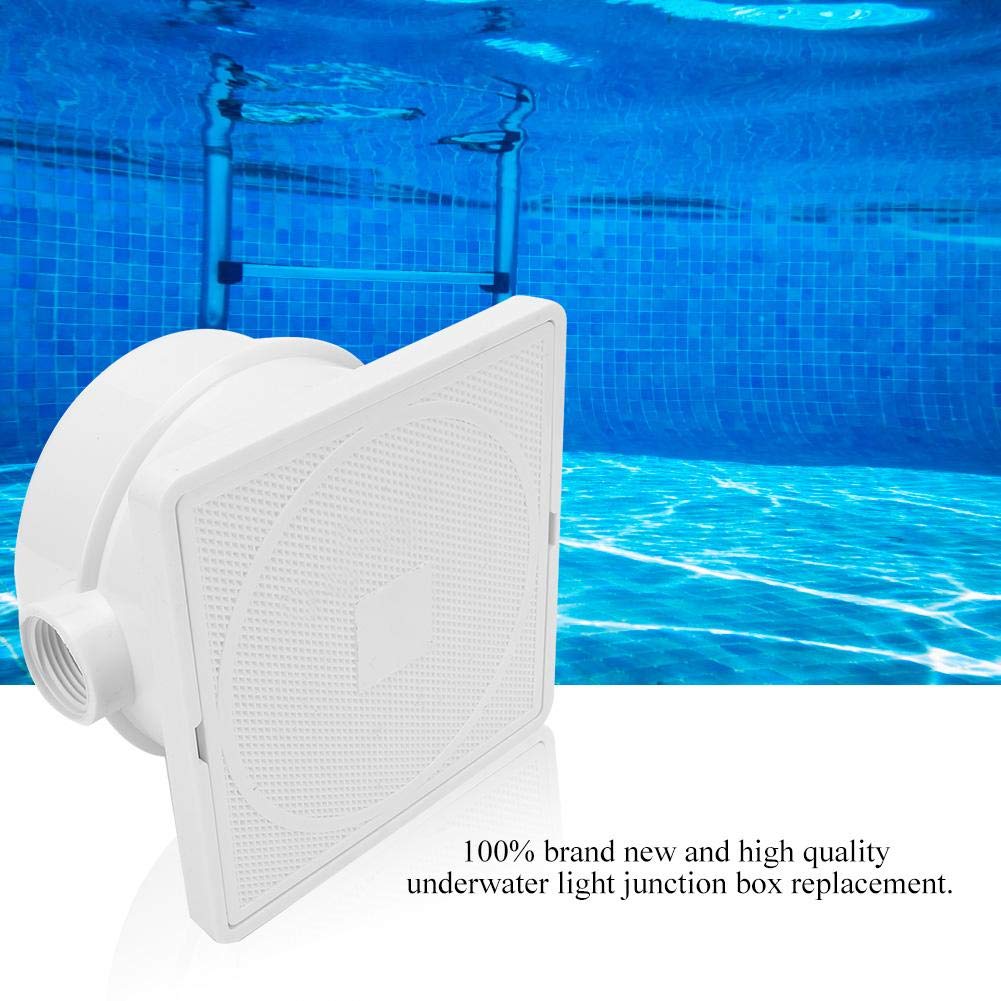 Underwater Pool Junction Box, Easy-to-Replace Plastic Electrical Connector for Swimming Pool Lighting Distribution – Perfect for Underwater Light Installation and Maintenance