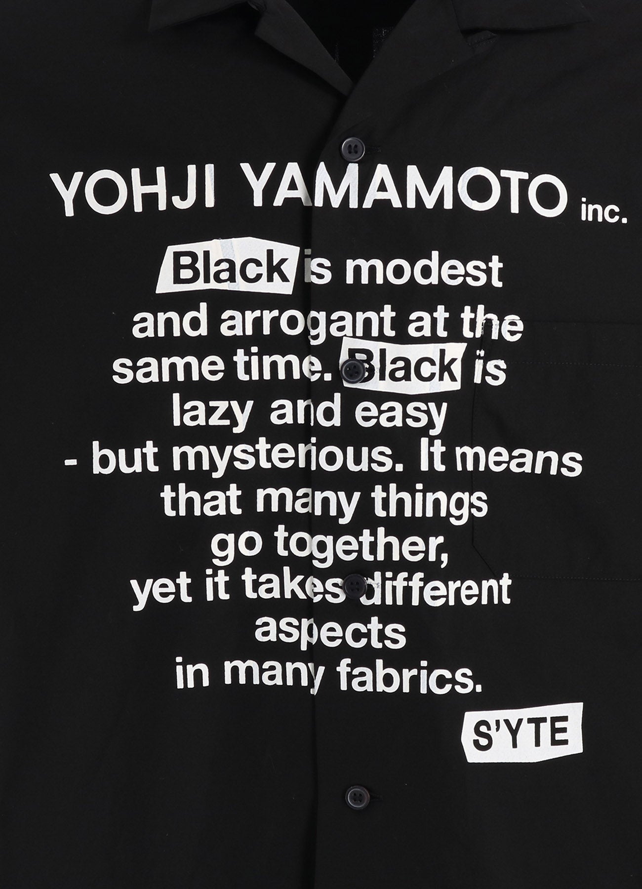 Black Cotton Broad Message Printed Shirt for Men & Women - Stylish Casual Wear for Office, Outings & Everyday Fashion