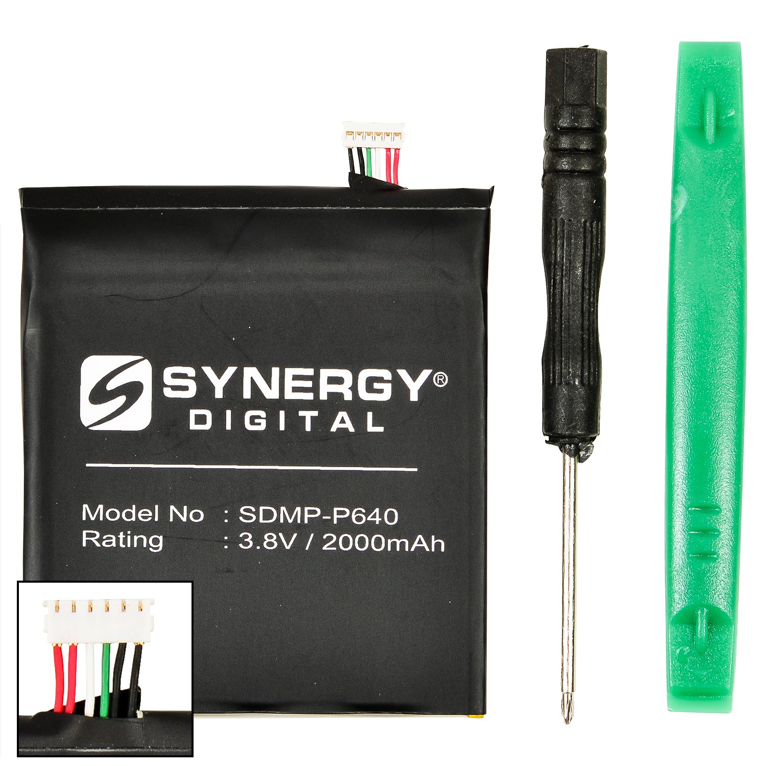 Synergy Digital Replacement Batteries for HTC 35h00237-01M - 3-Pack SDMP-P640 High Capacity Phone Batteries | Perfect for Travel, Business & Emergency Backup Power