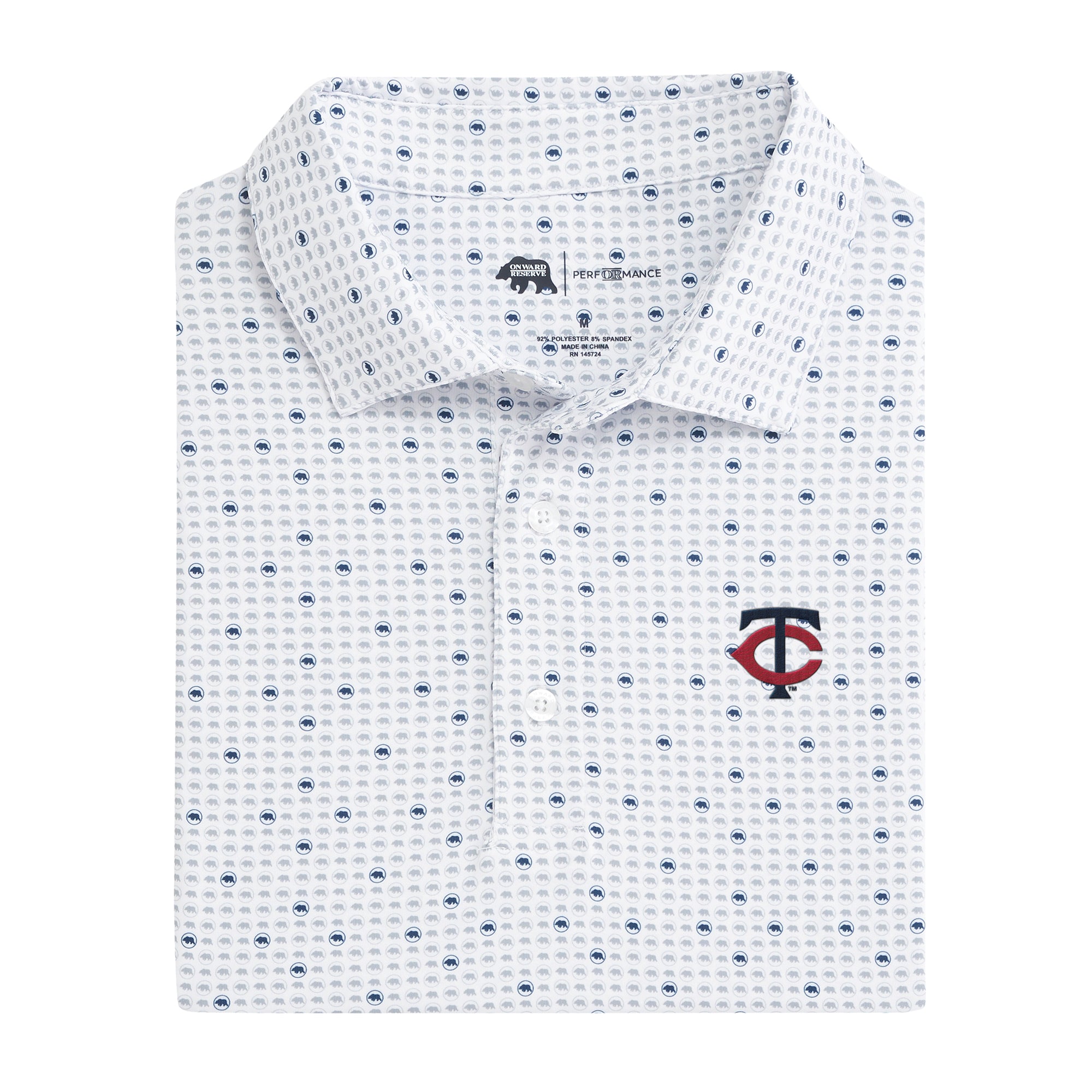Minnesota Twins Official Logo Performance Polo Shirt - Moisture-Wicking & Breathable for Baseball Games, Sports & Casual Wear