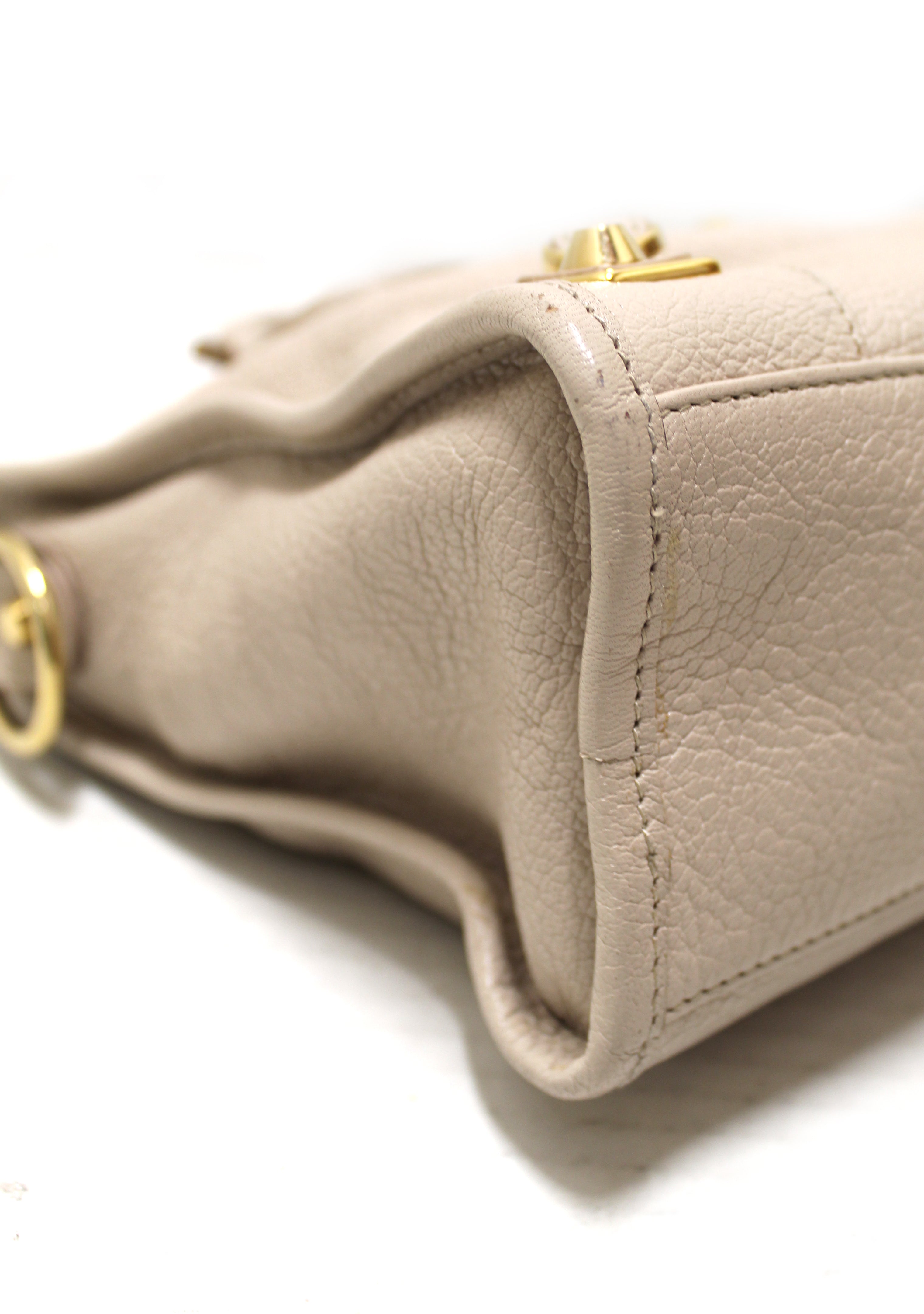 Authentic Balenciaga Ivory Classic City Small Lambskin Leather Shoulder Bag for Women - Luxury Designer Handbag for Everyday Use, Work & Evening Events