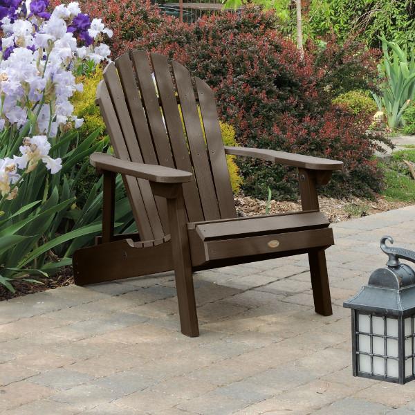 Hamilton Outdoor Folding & Reclining Adirondack Chair - Portable Patio Lounge Chair for Backyard, Poolside & Beach - Weather-Resistant Comfort for Relaxing Outdoors