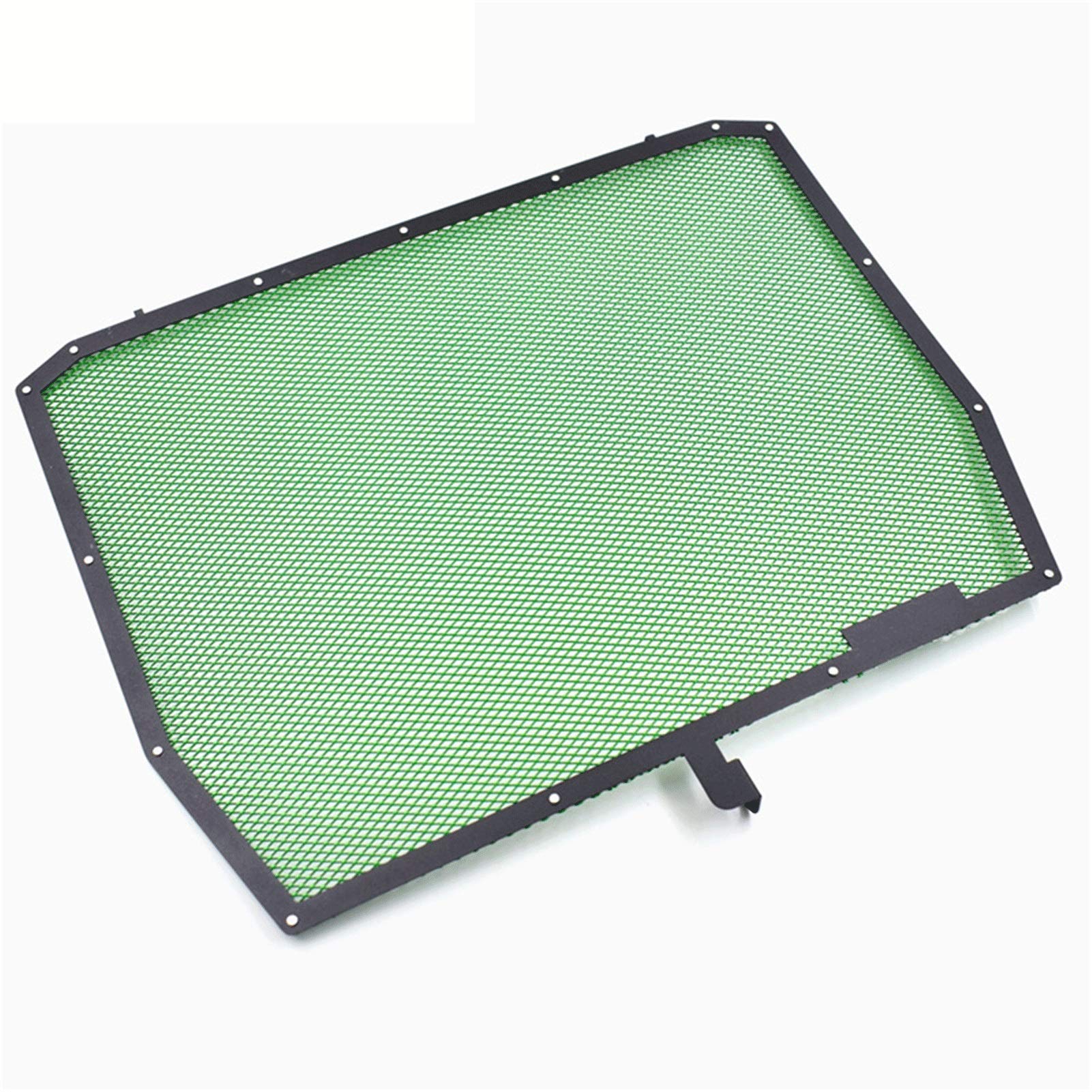 Stainless Steel Motorcycle Radiator Grille Cover Guard - Compatible with Kawasaki ZH2 Z H2 H2SX H2 R H2R - Durable Engine Protection Accessory (Green) - Perfect for Off-Road, Racing & Street Riding