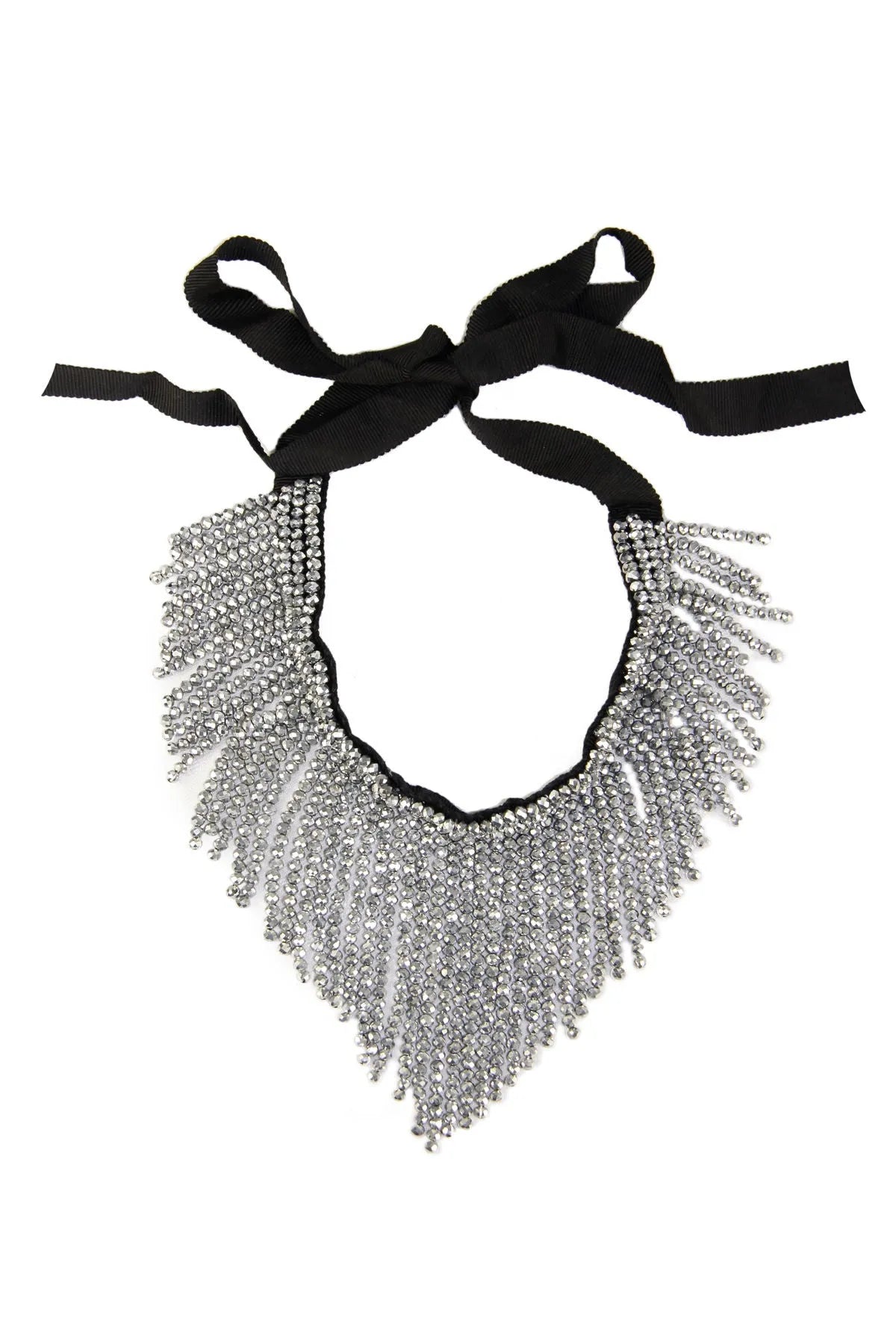 Elegant Silver Beaded Choker Necklace for Women - Perfect for Parties, Weddings & Everyday Fashion Accessories