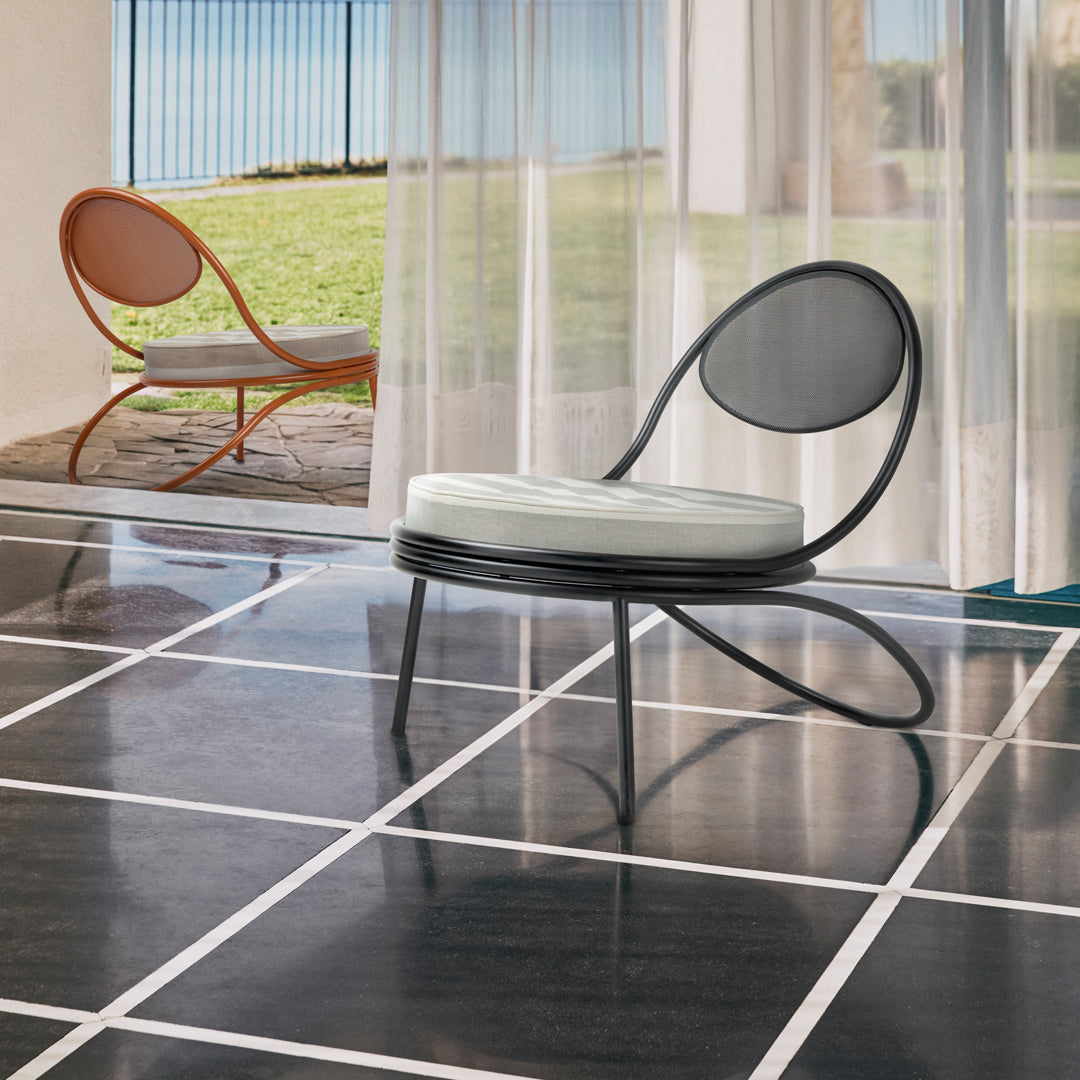 Copacabana Lounge Chair - Comfortable Upholstered Seat for Indoor & Outdoor Relaxation - Perfect for Patio, Poolside, and Living Room Decor