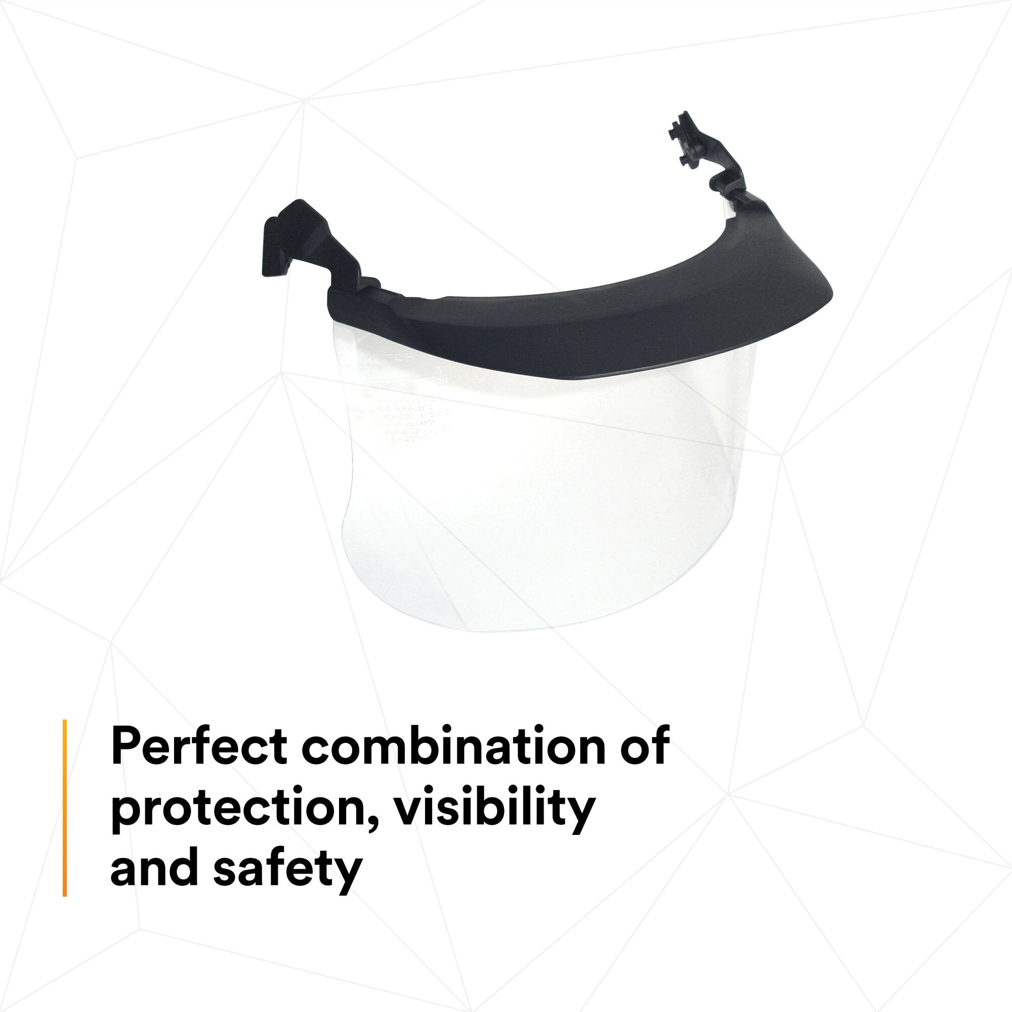 3M Clear Acetate MultiVisor Faceshield System V4D - 10 Pack | Protective Face Shield for Safety, Healthcare & Industrial Use | Comfortable & Durable for Long Wear