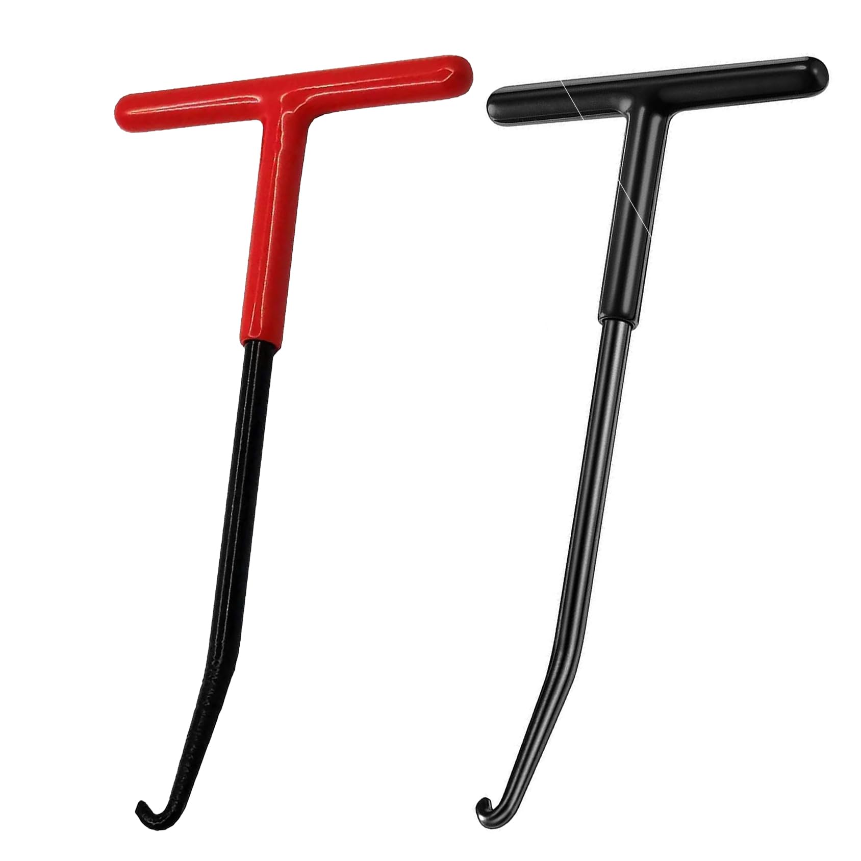 Motorcycle Exhaust Spring Puller Tool - T-Shaped Handle Spring Hooks for Dirt Bikes & Snowmobiles (2-Pack) | Easy Pipe Spring Removal for Maintenance & Repair