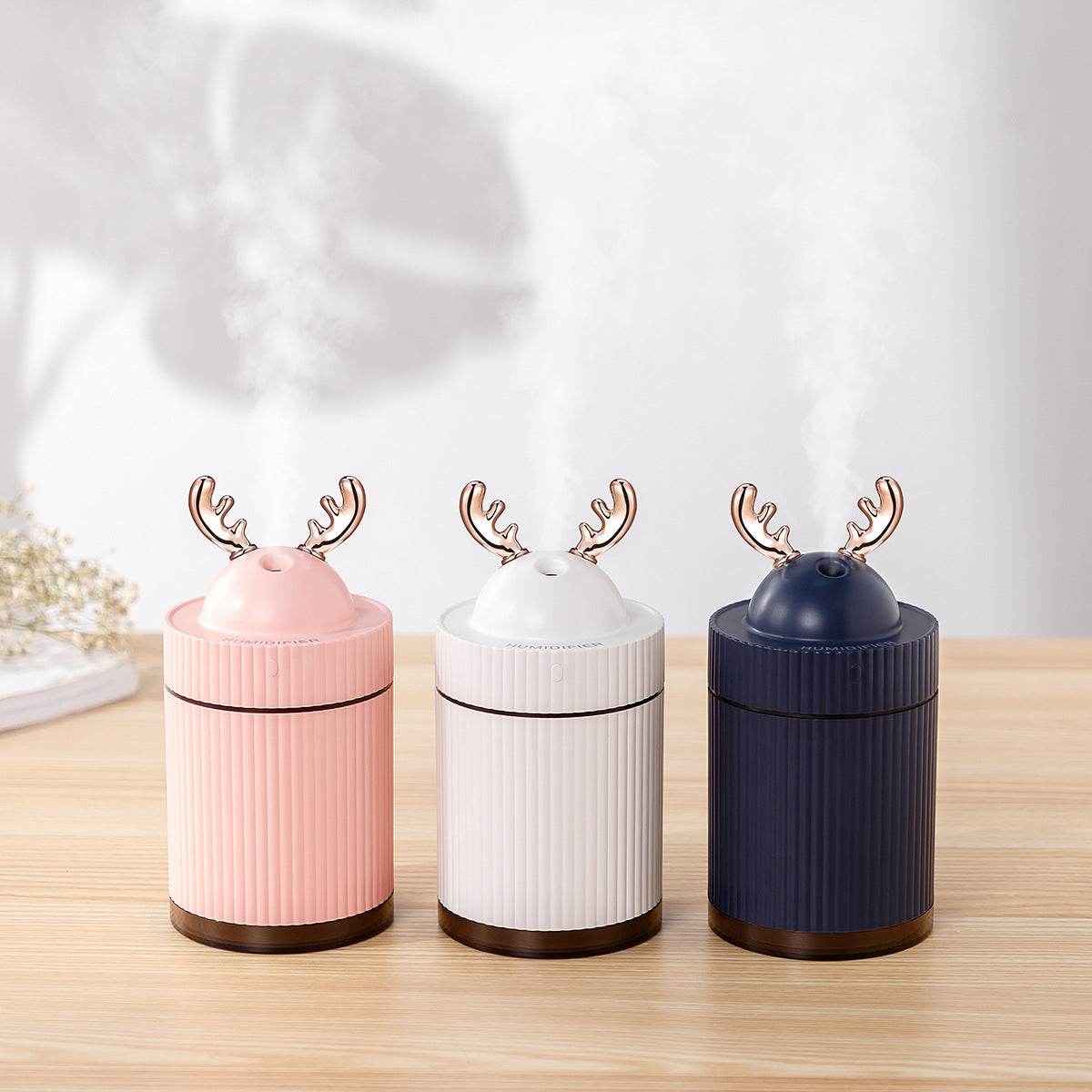 Cute Kawaii Humidifier & Essential Oil Diffuser - Portable Air Mister for Home, Office, Nursery & Yoga Studio | Quiet Ultrasonic Cool Mist Humidifier for Dry Skin, Allergies & Better Sleep