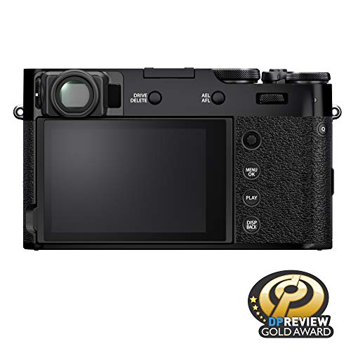 FUJIFILM X100V Digital Camera - 26.1MP APS-C Sensor, 23mm F2 Lens, 4K Video, Compact Travel & Street Photography Camera for Professionals & Enthusiasts | Perfect for Travel, Vlogging & Everyday Photography