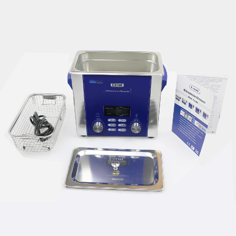 Professional 3L Ultrasonic Jewelry Cleaner with Degas & Sweep Modes - Adjustable Power for Rings, Eyeglasses, Dentures, PCB, Coins & Small Parts - Ideal for Home, Jewelry Stores & Electronics Repair Shops