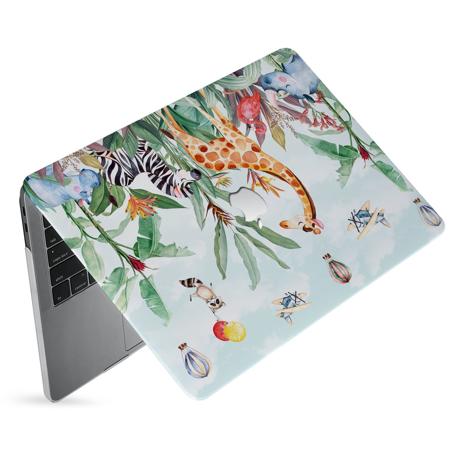 Premium MacBook Case with Rainforest Animal Design - Durable & Stylish Laptop Cover for MacBook Air/Pro - Perfect for Work, Travel & School