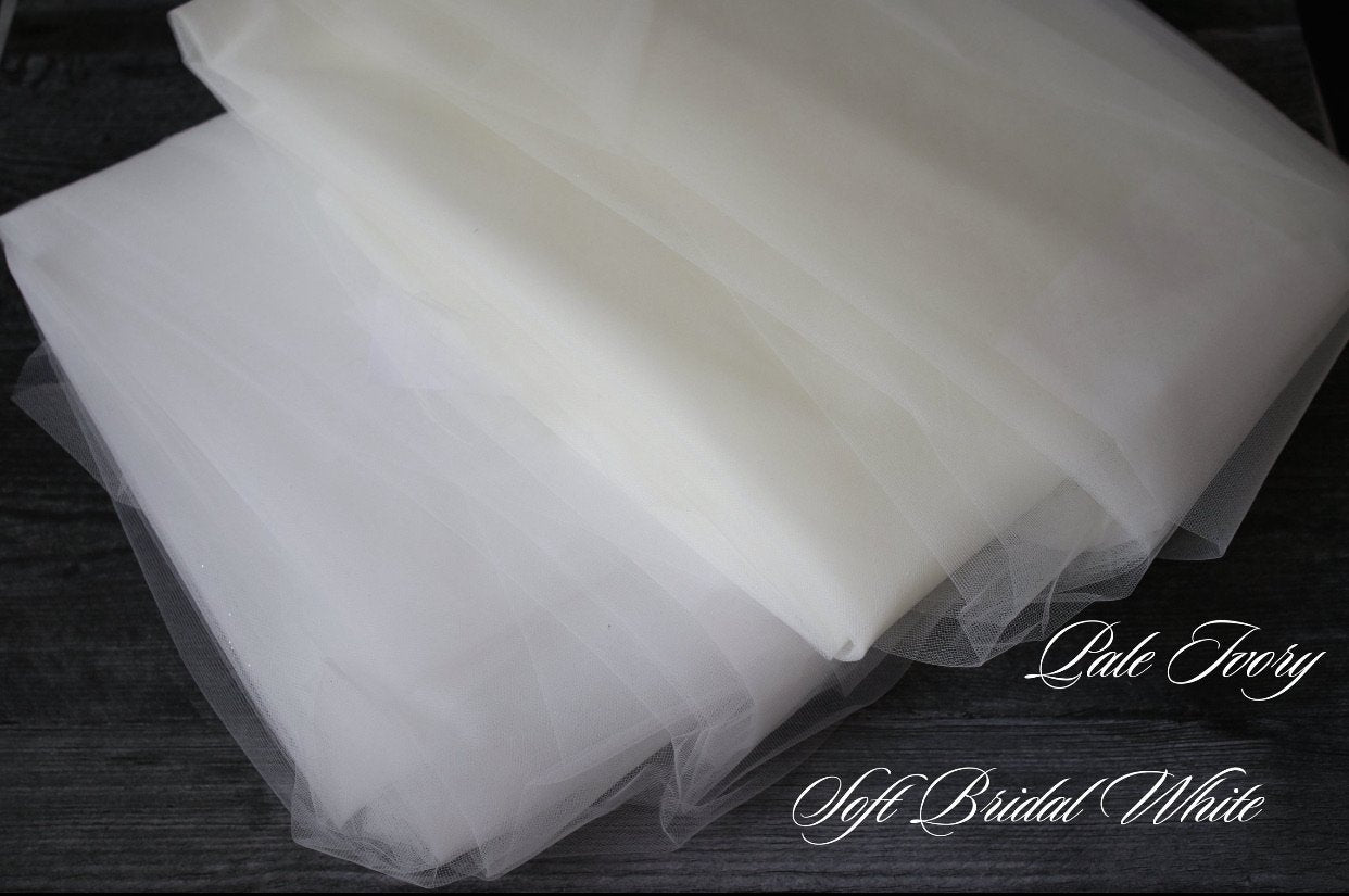 ARIA Crystal Royal Cathedral Drop Veil - Elegant Wedding Veil with Beaded Edge, Bridal Accessories for Church Ceremony & Formal Events