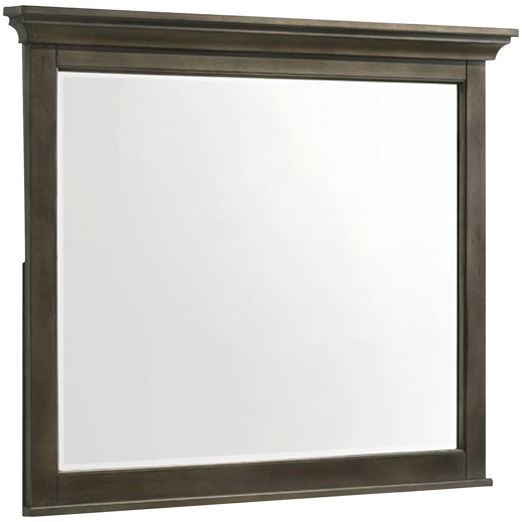 San Mateo Mirror - Full-Length Wall Mirror with Rustic Wood Frame for Home Decor, Bedroom, Living Room & Entryway