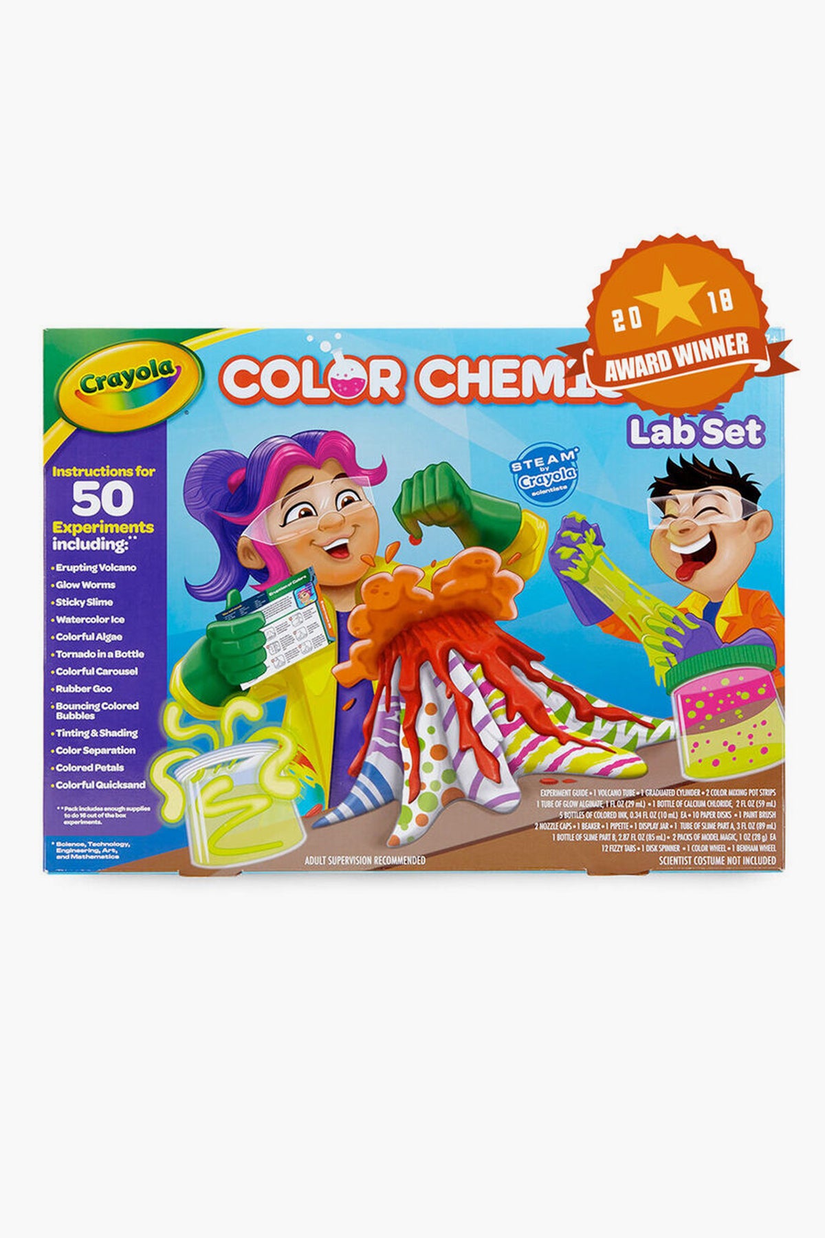 Crayola Color Chemistry Lab Set for Kids - STEM Science Experiment Kit for Learning & Fun - Perfect for Home, Classroom & Birthday Gifts