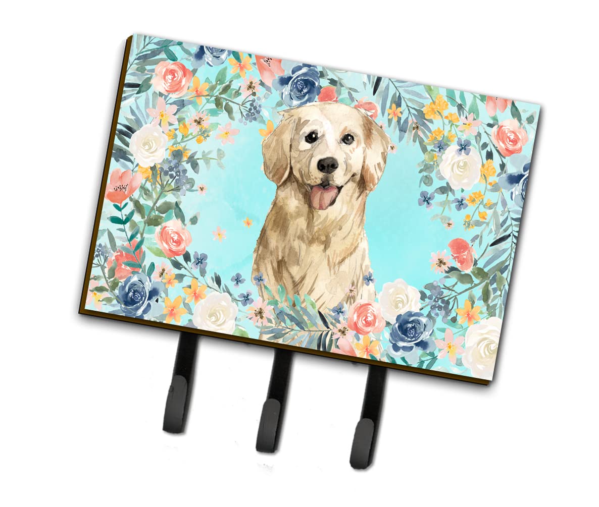 Golden Retriever Leash & Key Holder Hooks - Durable Multicolor Dog Accessories for Home & Outdoor Use | Caroline's Treasures