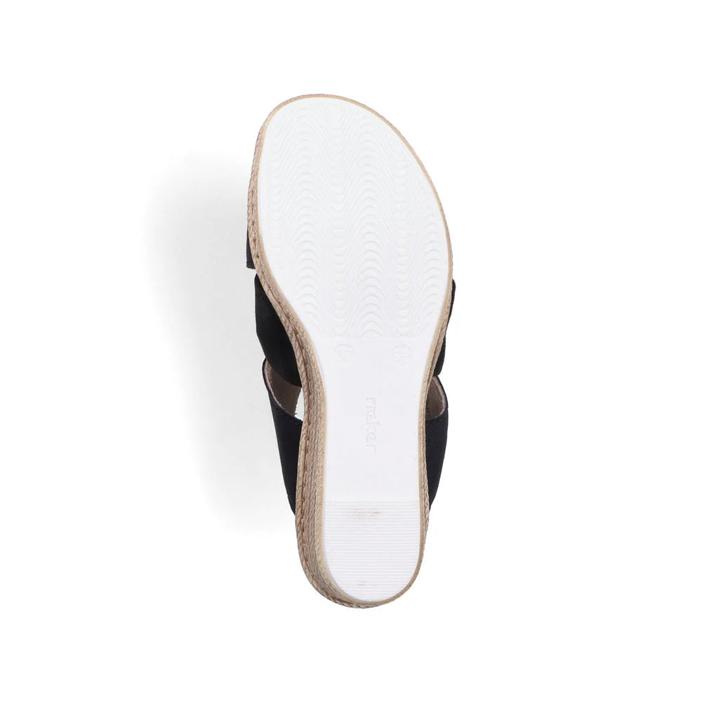 Rieker 68789 Black Women's Comfortable Casual Shoes for Walking, Work & Everyday Wear