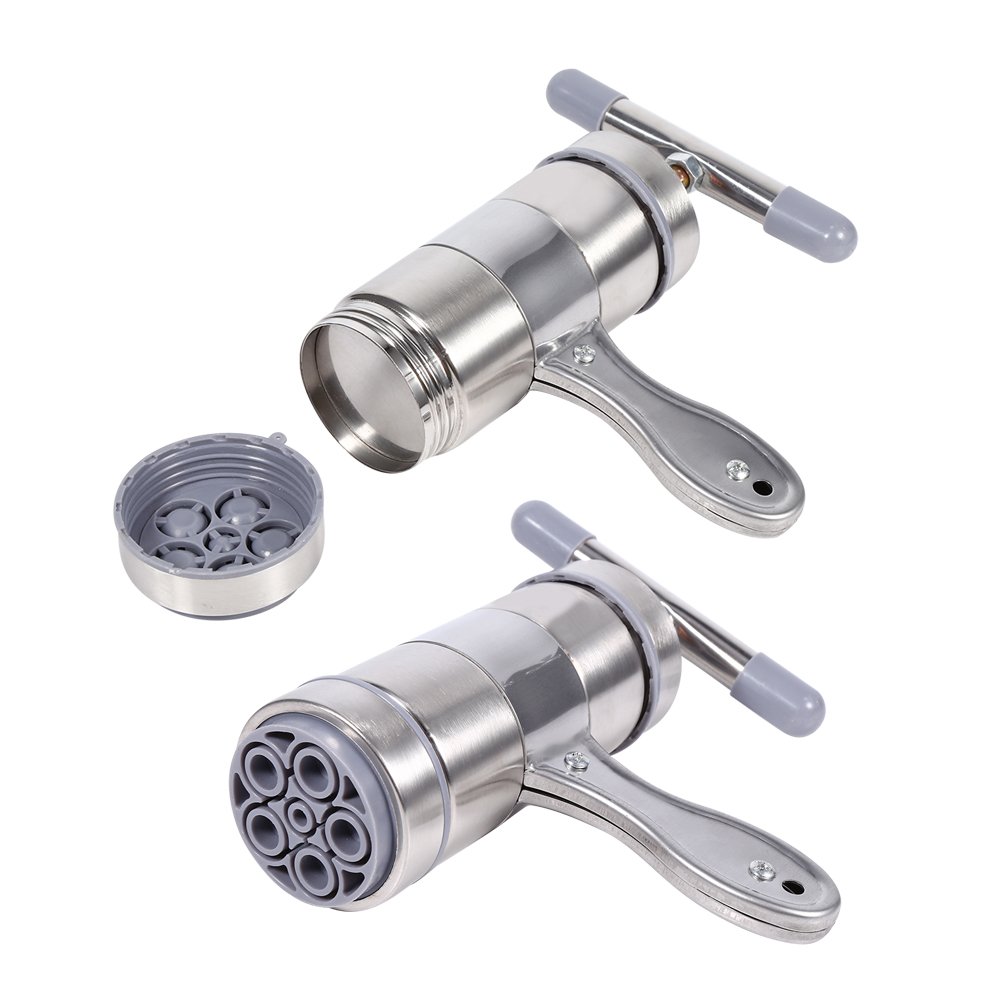 Pomya Stainless Steel Manual Pasta Maker Machine - Portable Hand Operated Noodle Press for Homemade Pasta, Dumplings & Juicing - Perfect for Home Kitchen & Restaurant Use