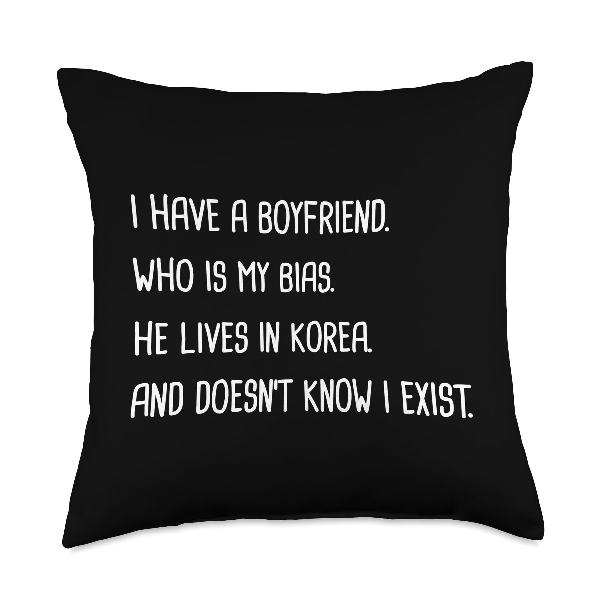 Trendy Kpop Merchandise | Korean Fashion Clothes for Teen Girls | Cute Throw Pillow for Bedroom Decor & Kpop Fan Gifts