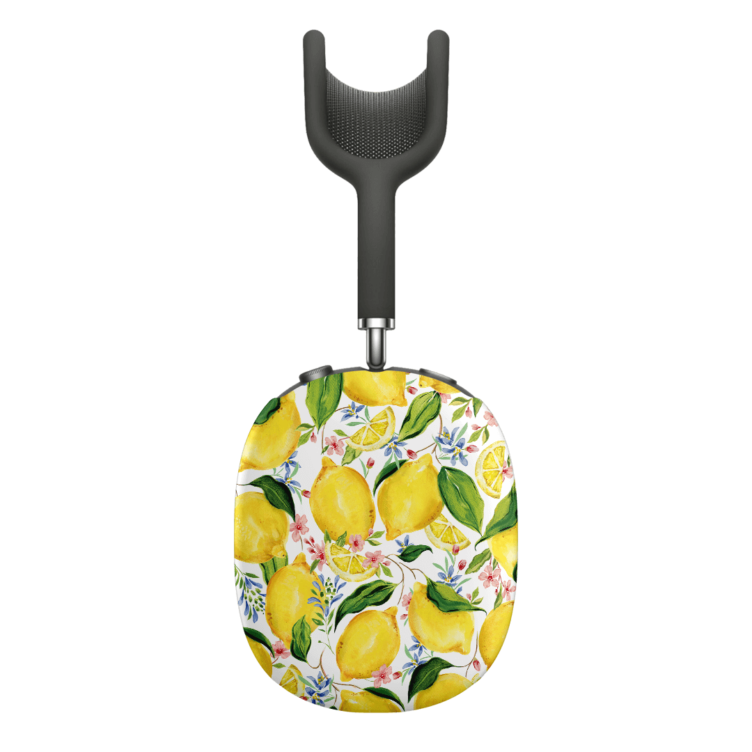 Premium Citrus Lemon AirPods Max Case - Durable Protective Cover for Apple AirPods Max Headphones - Perfect for Travel, Gym & Daily Use