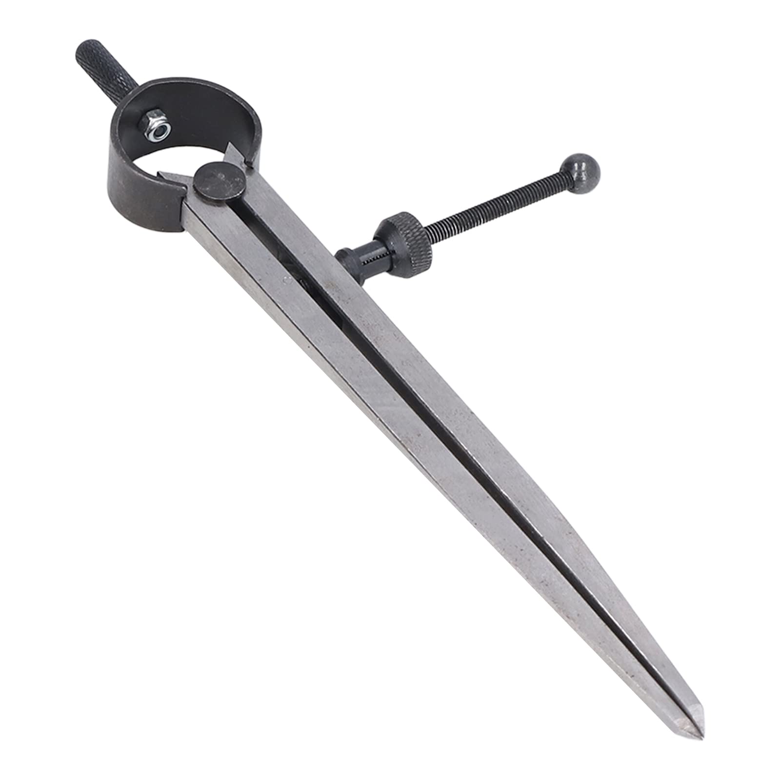 Professional Flat Leg Spring Marking Gauge - High Carbon Steel Carpenter Scribe Tool with Quick-Release Spring Nut | Perfect for Woodworking, Metalworking & Industrial Measurement