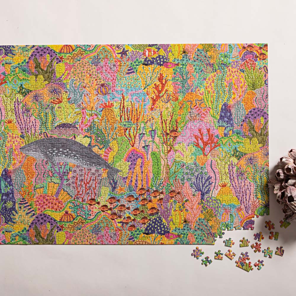 1000 Piece Jigsaw Puzzle for Adults - Snorkeling Underwater Ocean Theme - Perfect for Relaxation, Stress Relief & Family Game Night