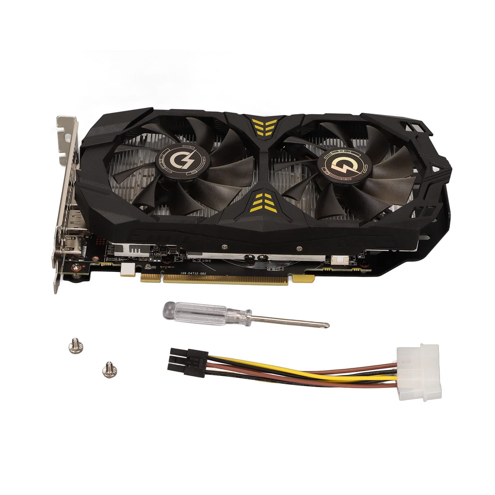 DPOFIRS RX580 8GB GDDR5 256-bit Gaming Graphics Card with Fan Cooling, 1244MHz Core Clock & 14000MHz Memory Speed - Perfect for PC Gaming, Video Editing & Cryptocurrency Mining