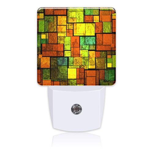 Colorful Stained Glass Wall