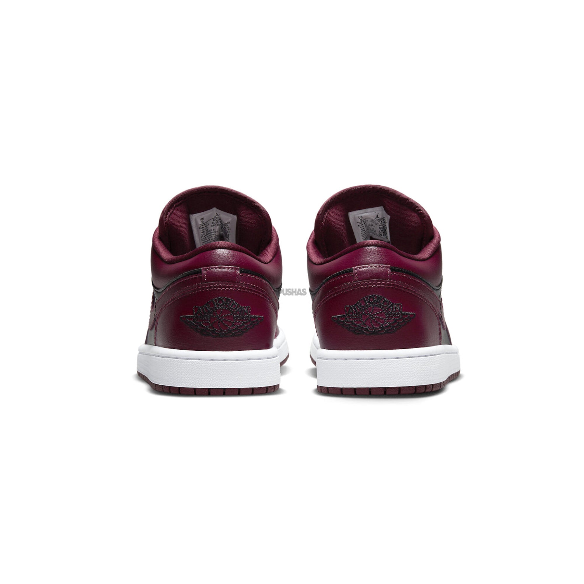 Air Jordan 1 Low 'Black Dark Beetroot' Women's Sneakers (2020) - Stylish Basketball Shoes for Women, Casual Wear & Street Fashion