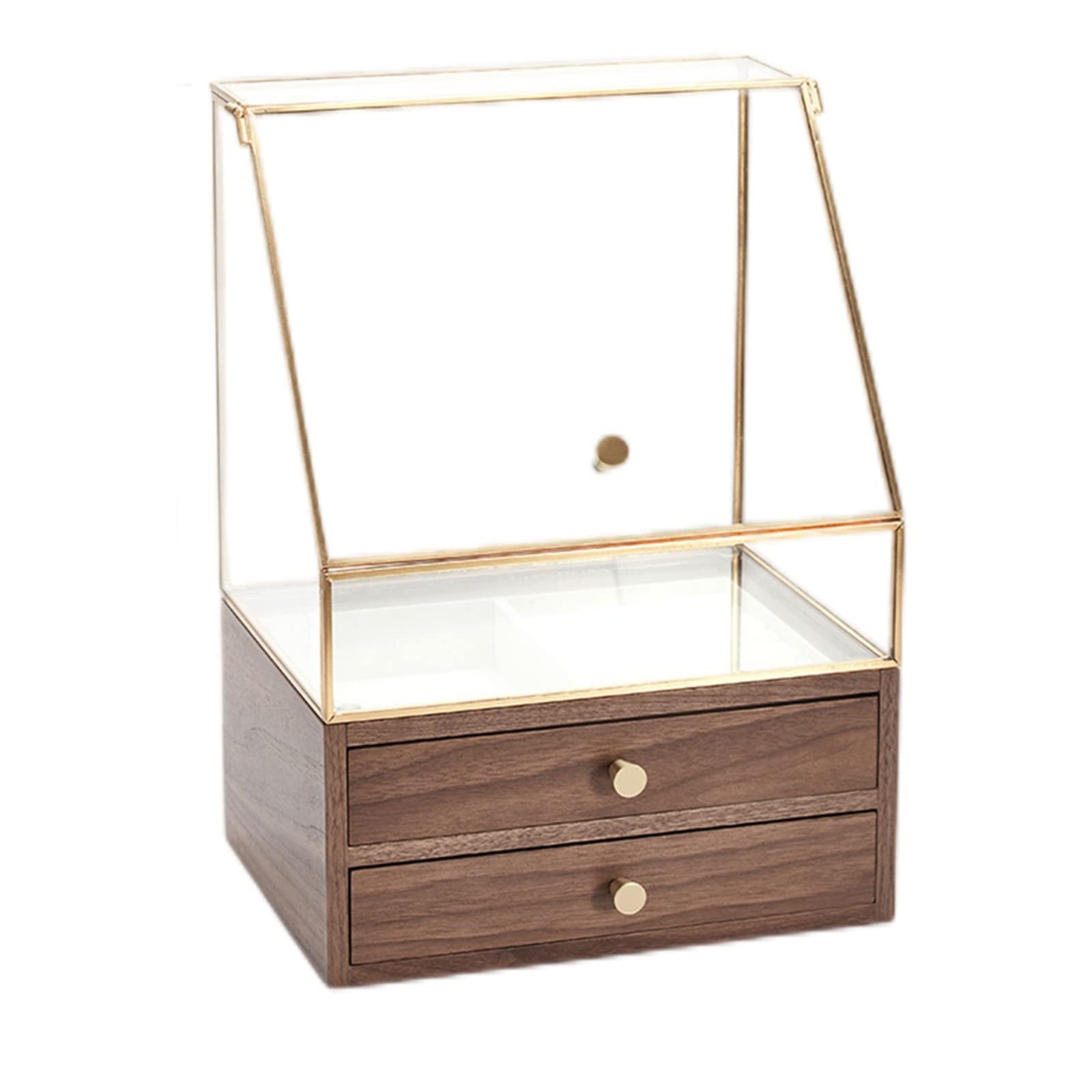YIRANDShS Vanity Tray Organizer - Jewelry, Perfume & Makeup Storage Box for Dresser, Bathroom, Bedroom - Decorative Vanity Tray (26
