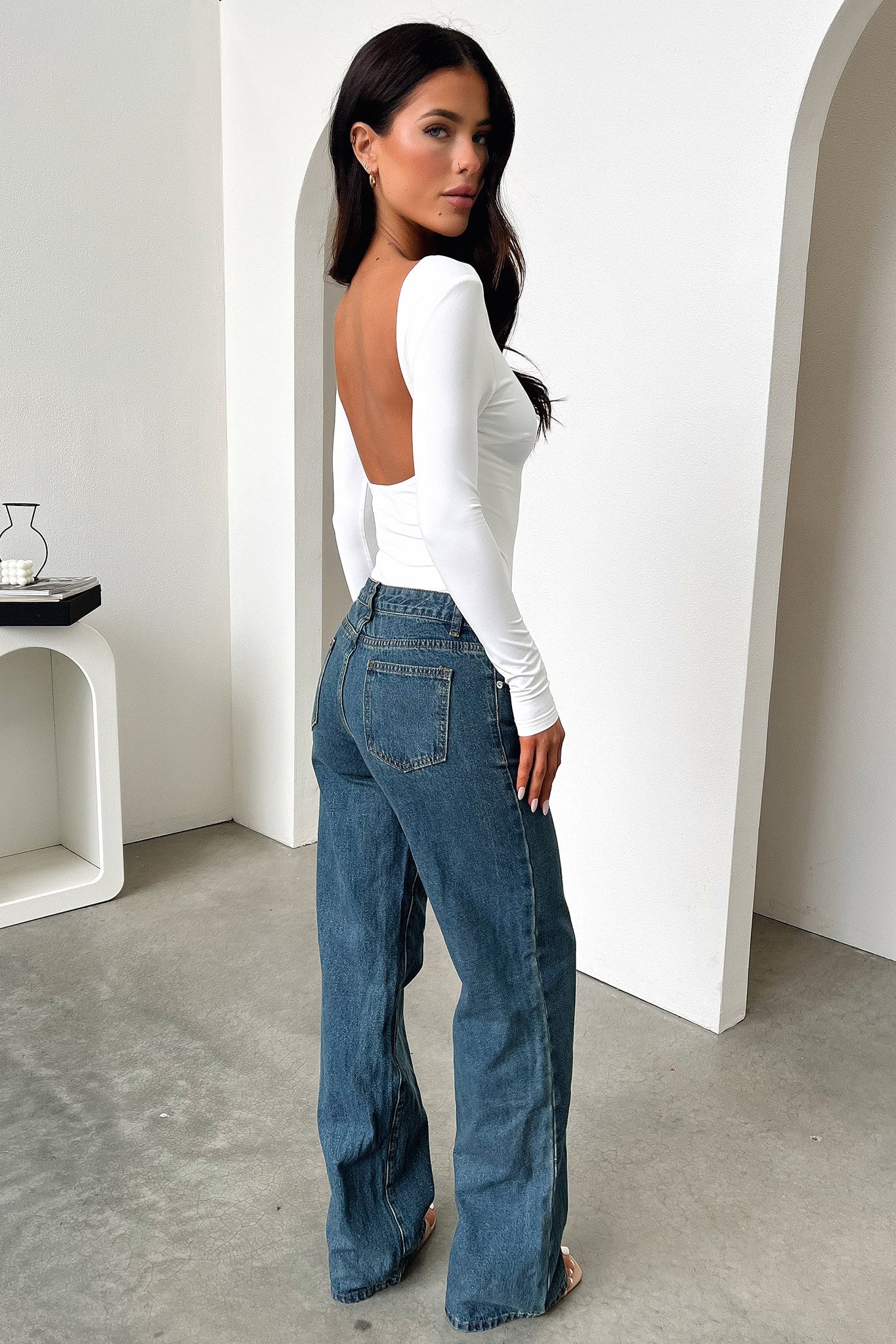 Eve Bodysuit for Women - Soft Stretchy White Seamless Bodysuit | Perfect for Layering, Workout, and Everyday Wear
