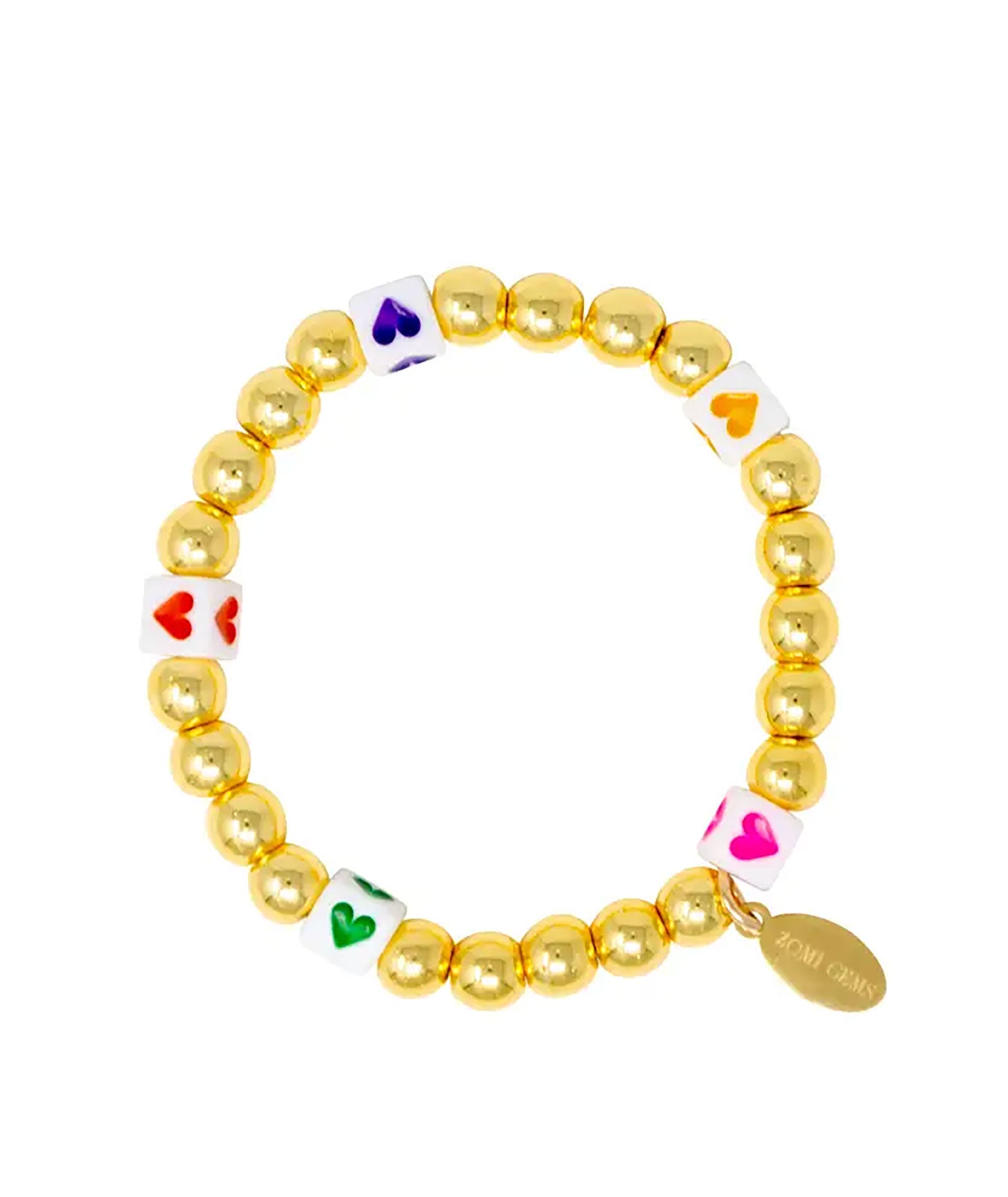 Zomi Pearl and Gold Stretch Bracelet for Women - Elegant Adjustable Beaded Jewelry for Party, Wedding & Everyday Wear